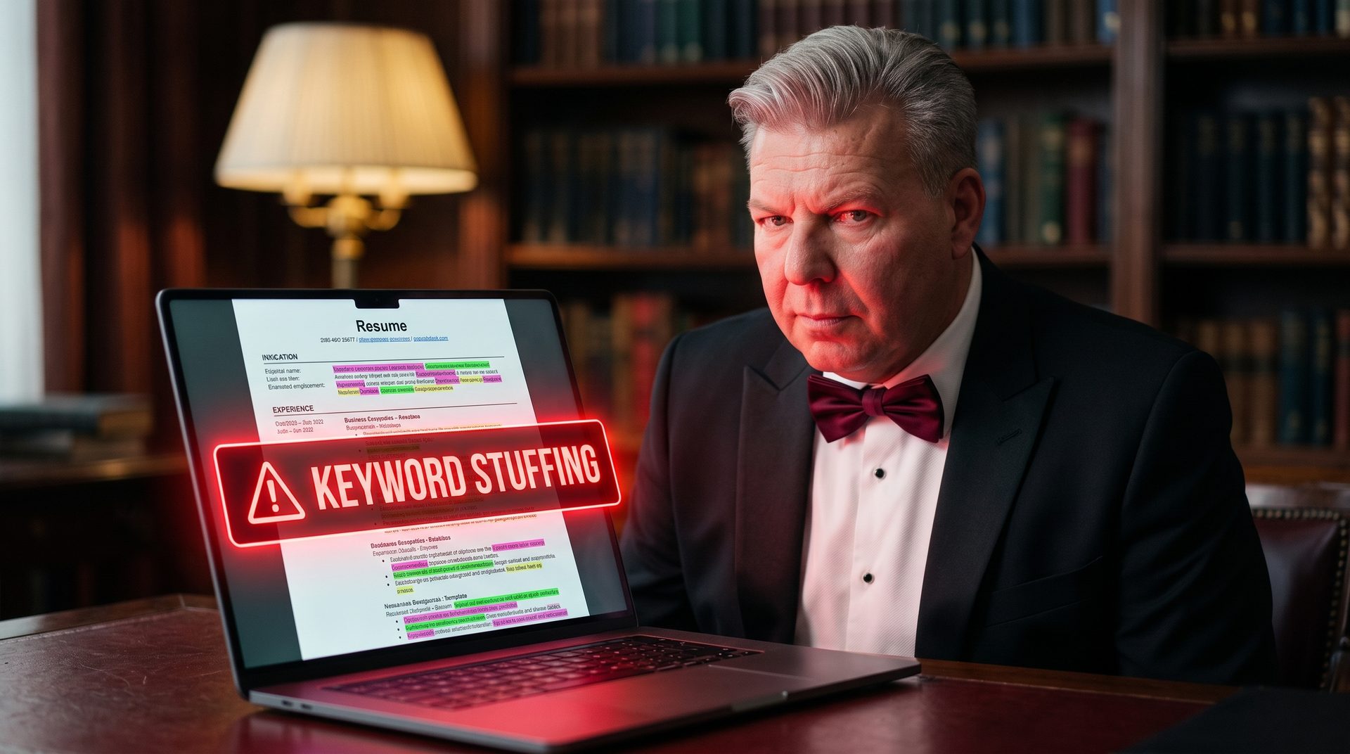 Keyword-Stuffing im Lebenslauf: wie viele Keywords sind zu viele?