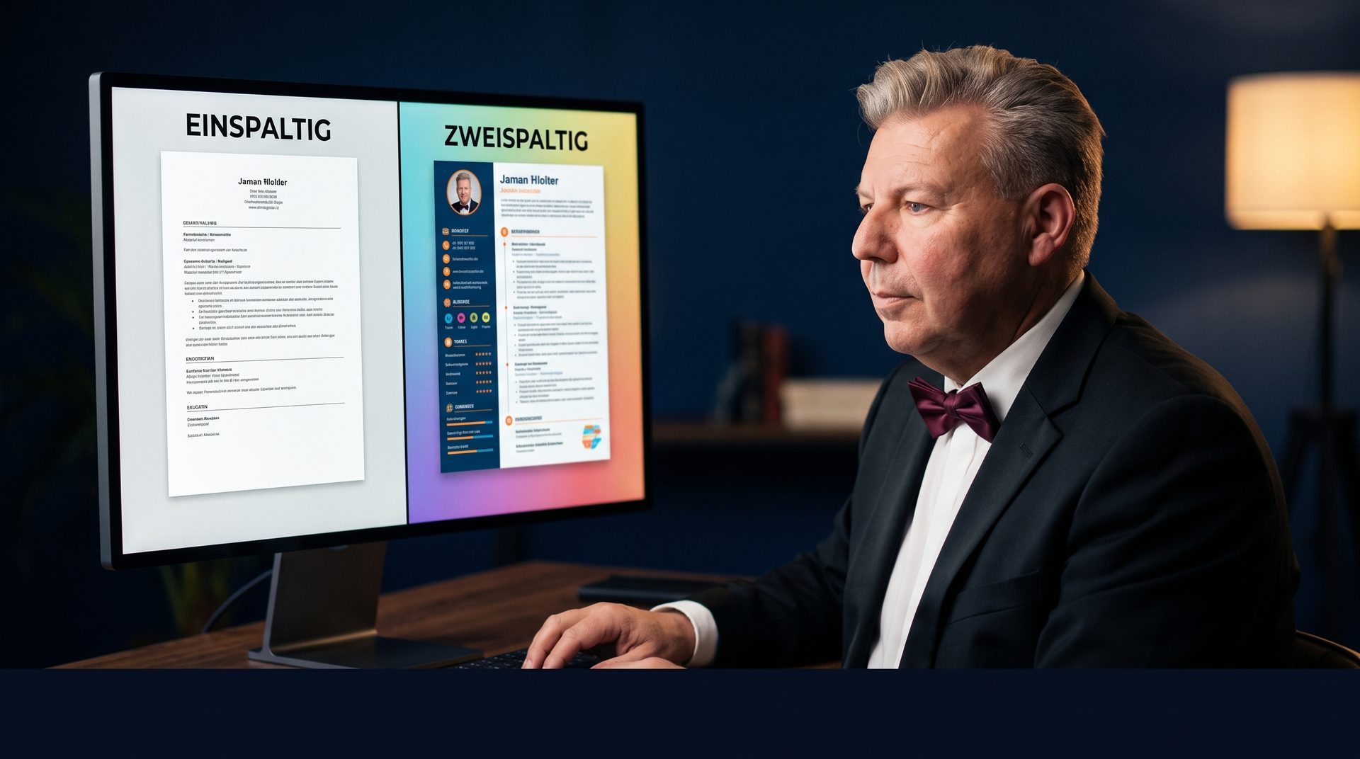Reicht ein gut gestalteter Lebenslauf für die Bewerbung?